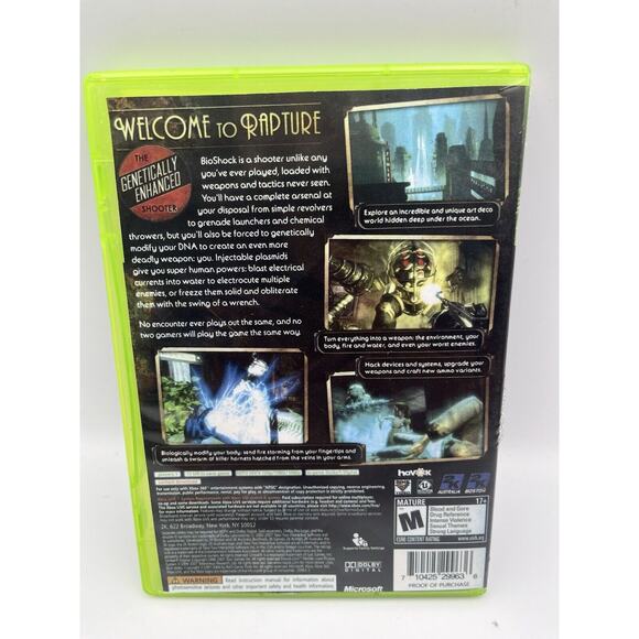 BioShock (Microsoft Xbox 360, 2007) - Tested - Picture 2 of 5